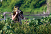 Birdwatcher at work: Gojko Kukobat in Beljarica (Photo: Josip Šarić)